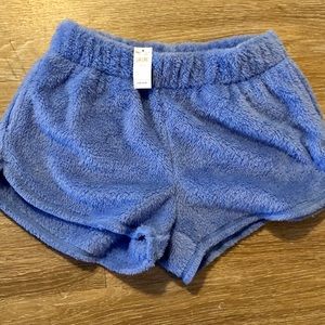 Aerie Sherpa Fleece shorts - XS periwinkle